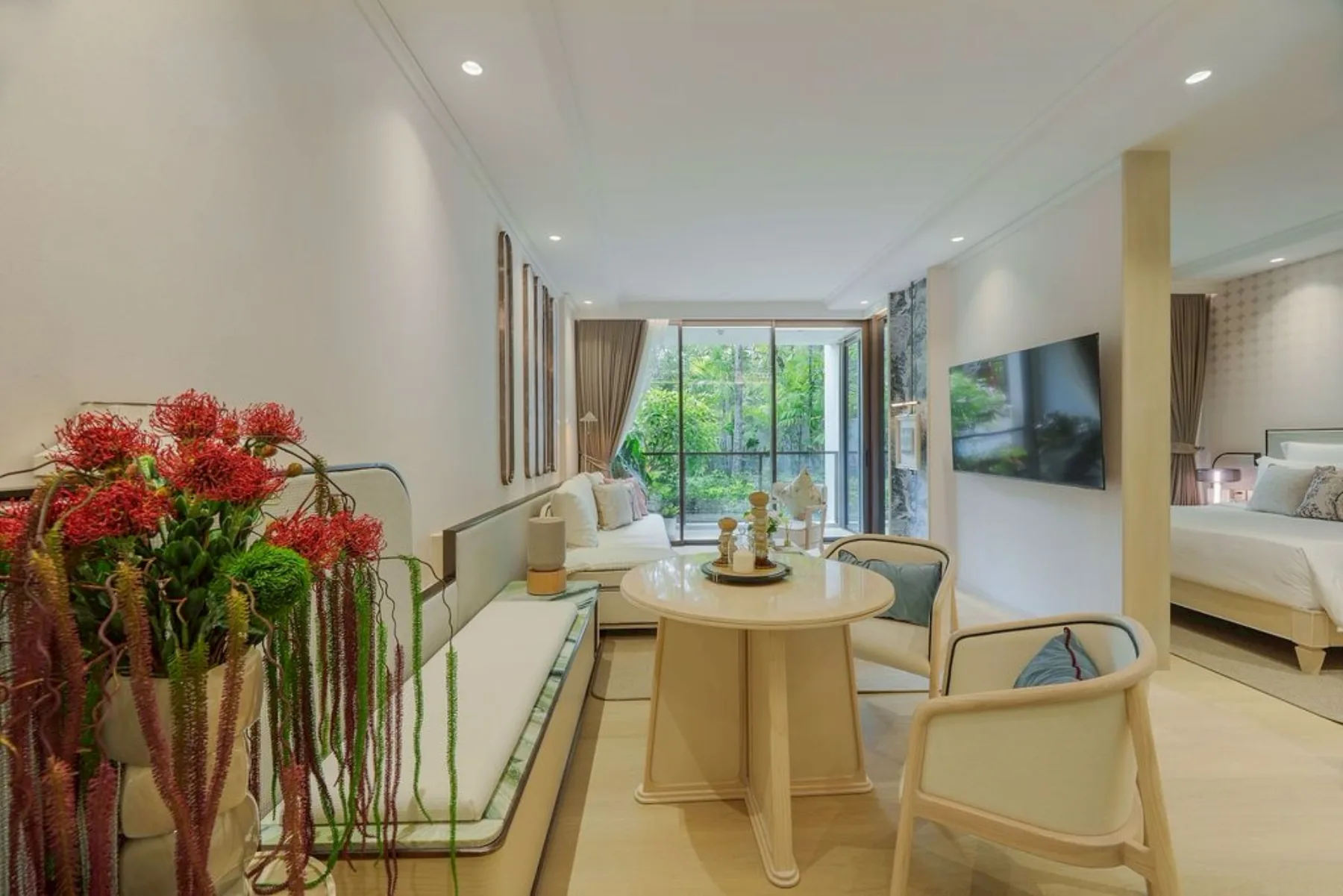 1-bedroom show suite, 67 m² — photographed on site · 1/12