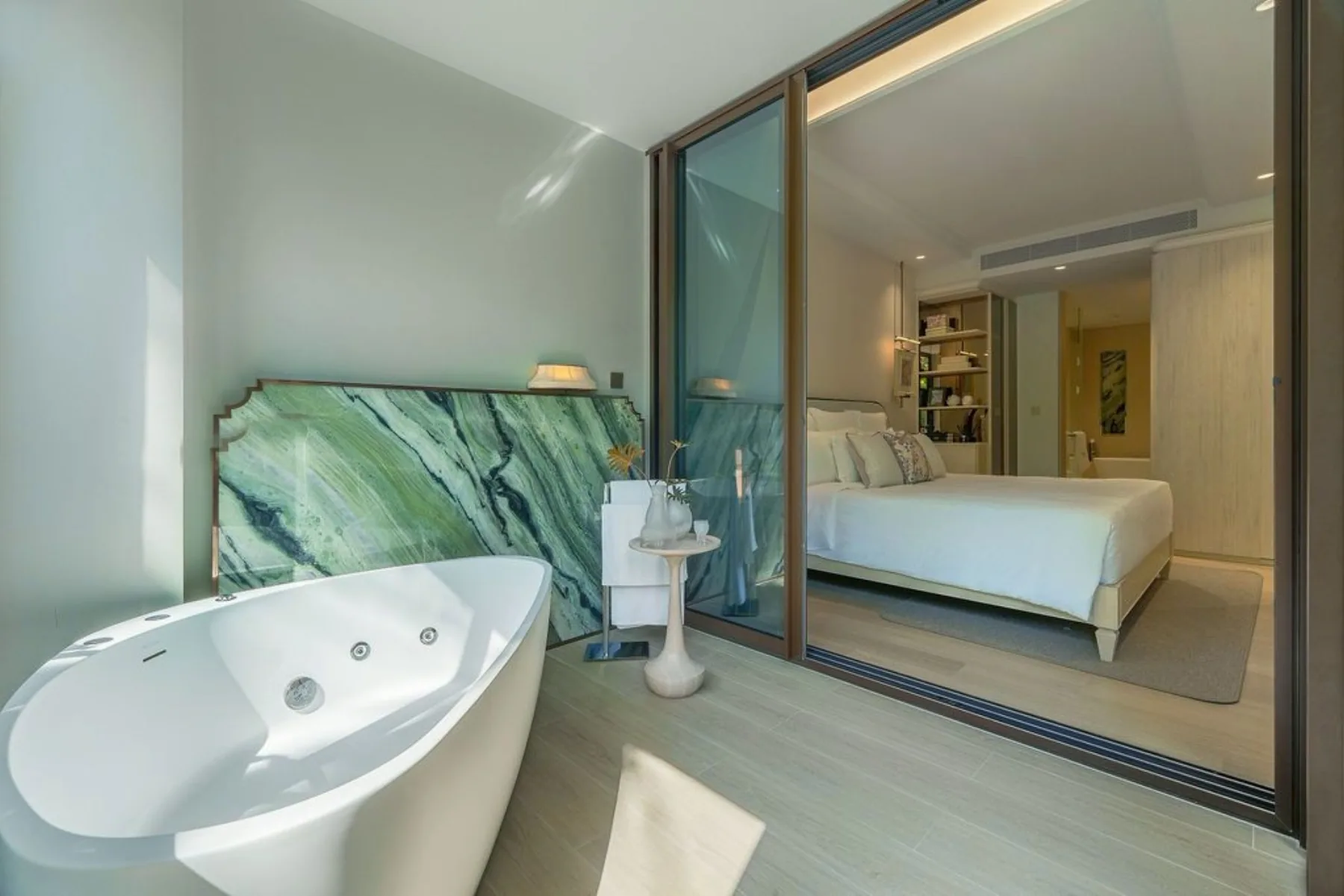1-bedroom show suite, 67 m² — photographed on site · 7/12