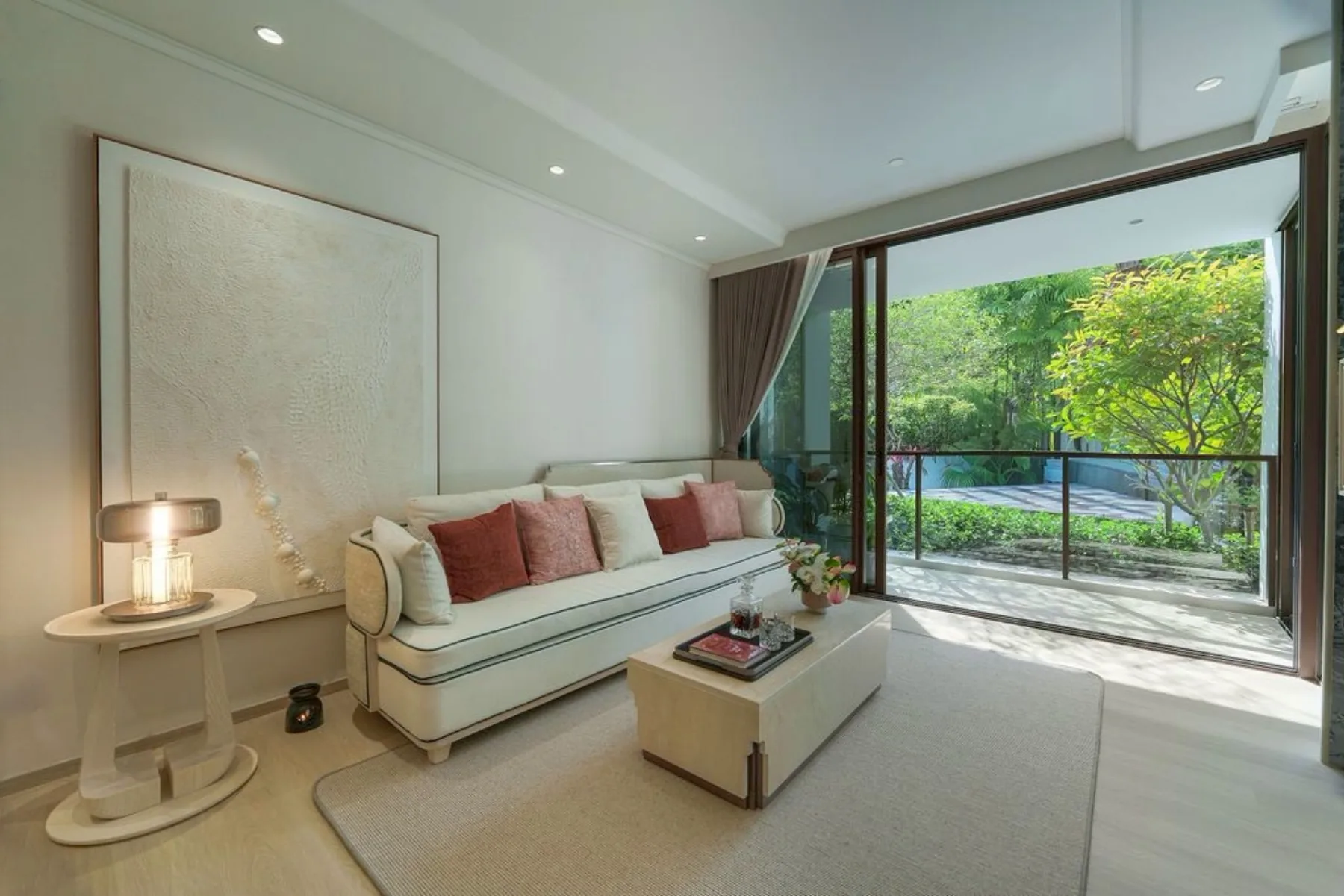 2-bedroom show suite, 100 m² — photographed on site · 10/13