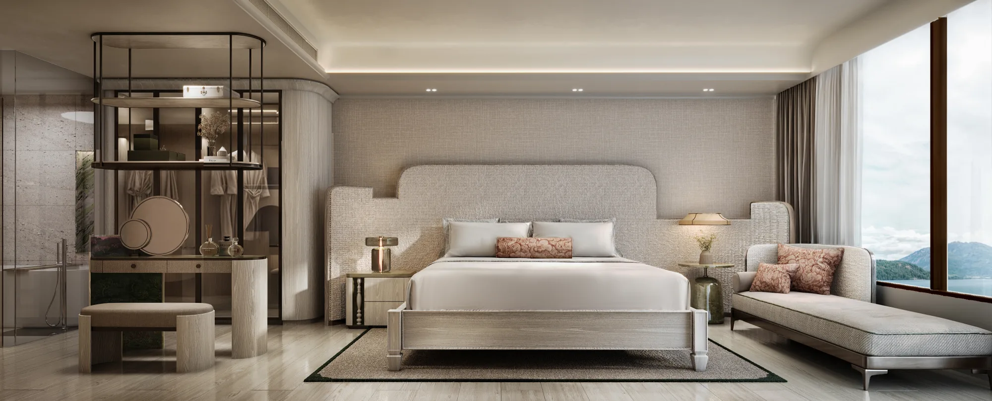 2BR master bedroom · view 1