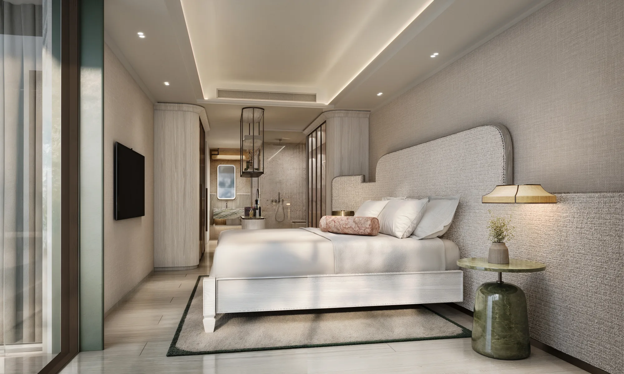 2BR master bedroom · view 2