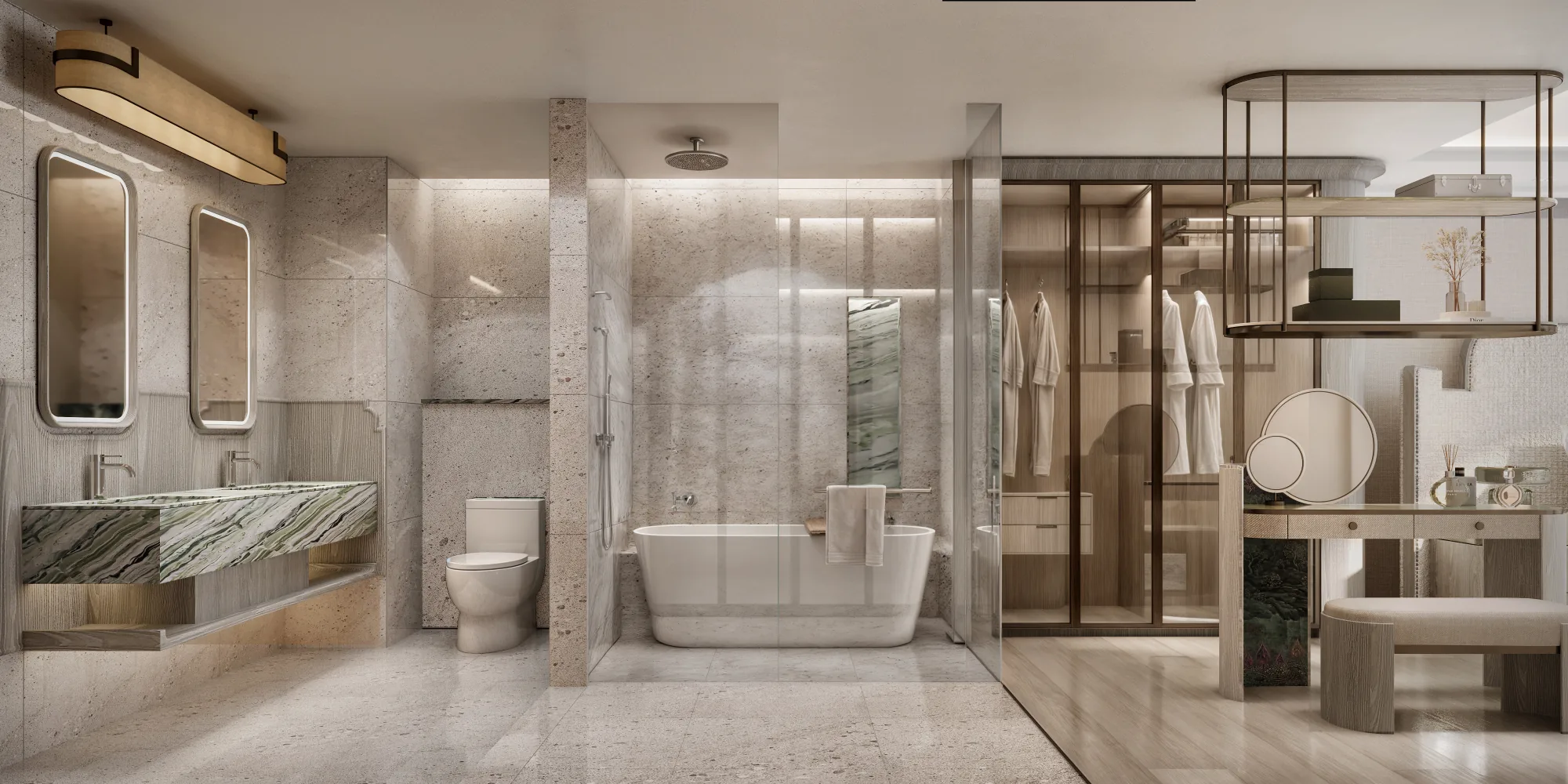 2BR master bathroom